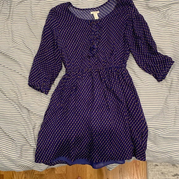 FOREVER21 3/4 Sleeve Dress - Picture 1 of 3